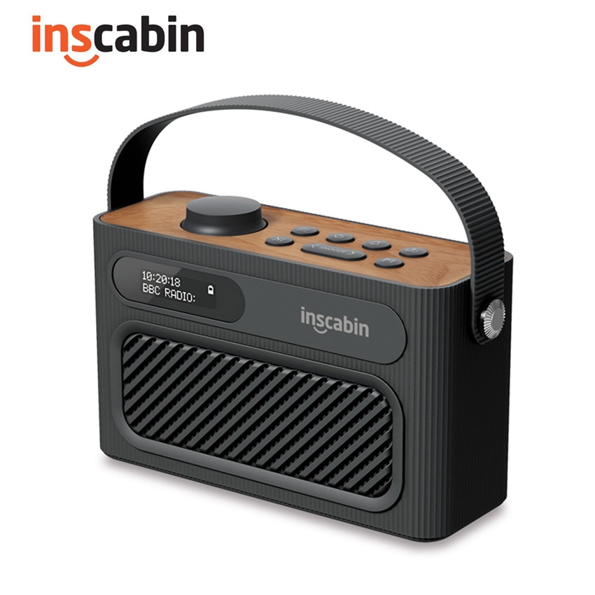 Inscabin M60 Stereo Dab Radio Draagbare Draadloze Luidspreker Met Bluetooth, Fm/Mooi /Oplaadbare Batterij