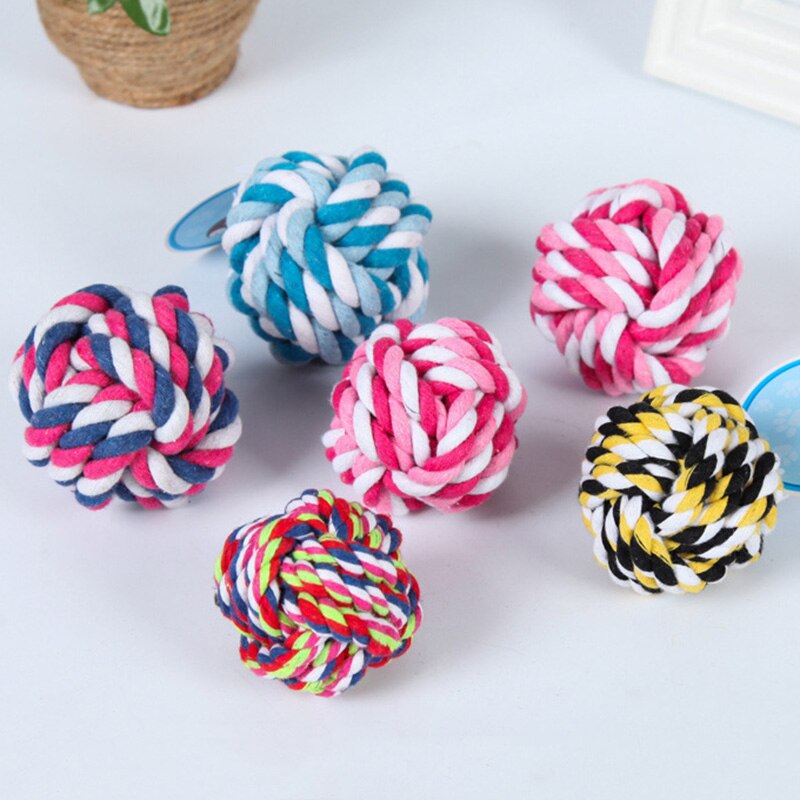 1 st diameter 6cm pipiga hundboll leksaker för små hundar gummi tugga valp leksak hund prylar hundar leksaker husdjur brinquedo cachorro: Färgglada -b 1 st