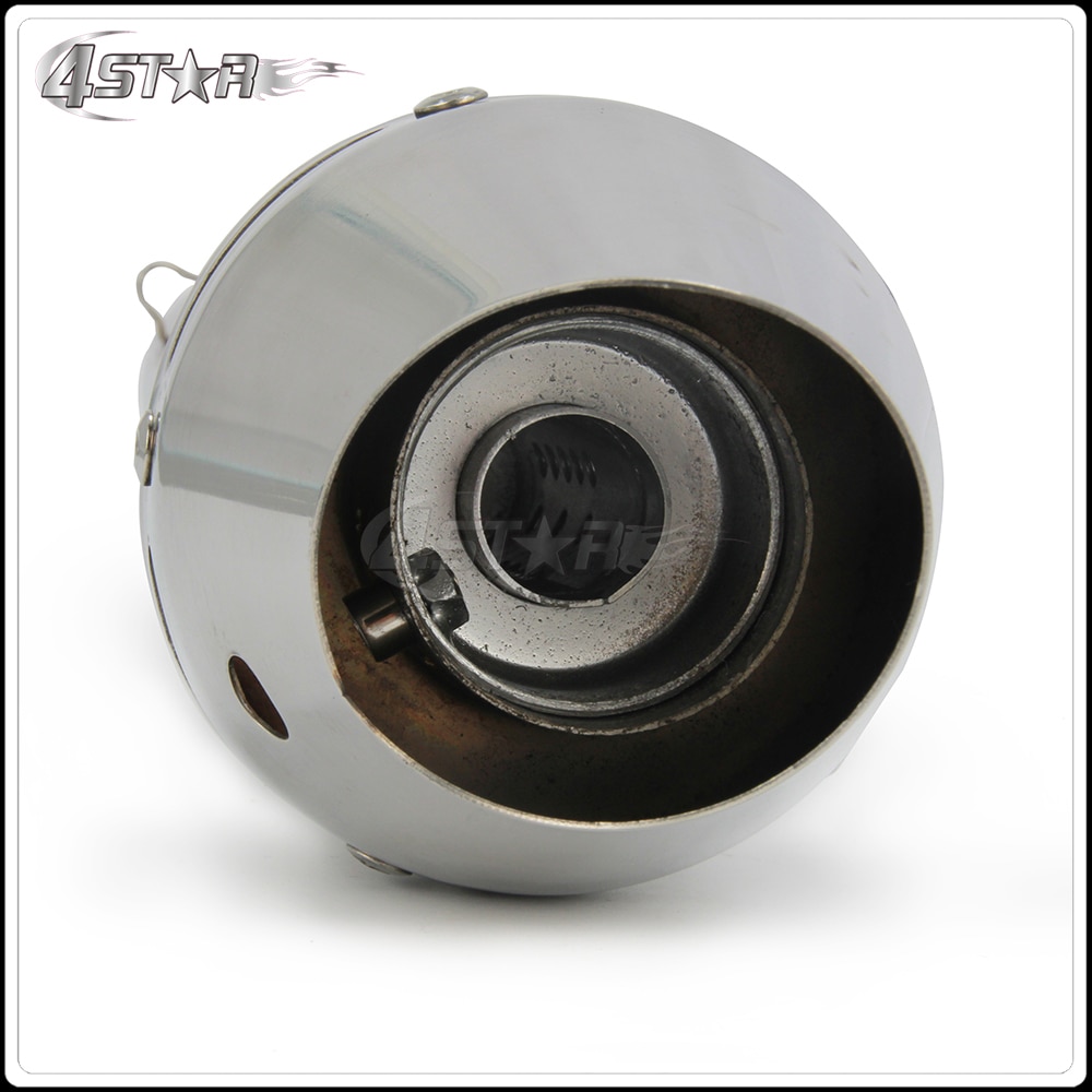 38-51mm motorsykkel gp stainelss stål eksos lyddemper slip på med bevegelig db morder til  cb400 600 crb 600 er6n 6r r1 motocross