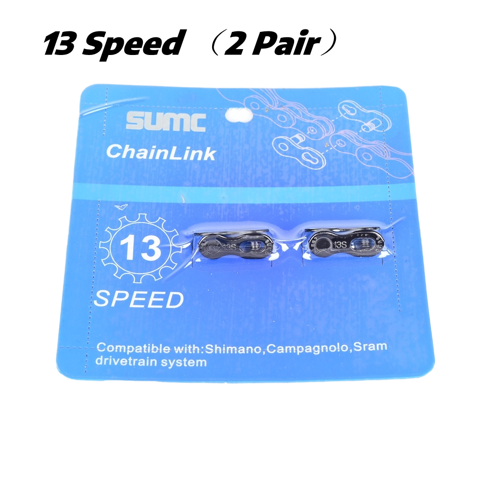 SUMC Bicycle Chain Missing Link Magic buckle 11 12 speed silver gold Chain Link 6/7/8s 9s 10s 11s 12S bicycle quick magic button: Orange