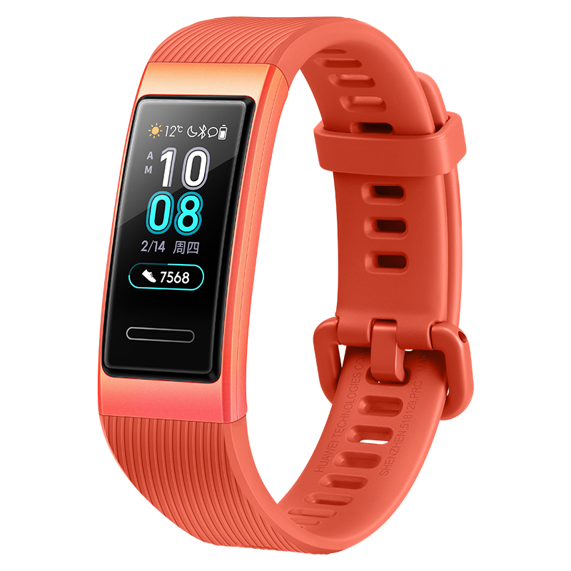 Originele Huawei Band 3 Sport Smartband Metalen Frame Amoled Full Color Display Touchscreen Zwemmen Beroerte Hartslag Sensor Slaap
