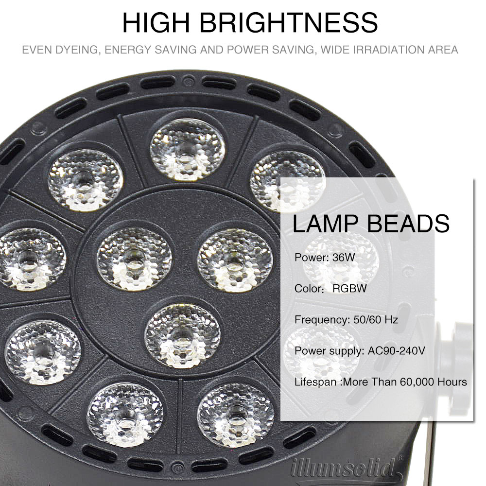 MINI projecteur de scène DMX 512 Led avec télécommande, rétro-éclairage pour décoration de Bar KTV