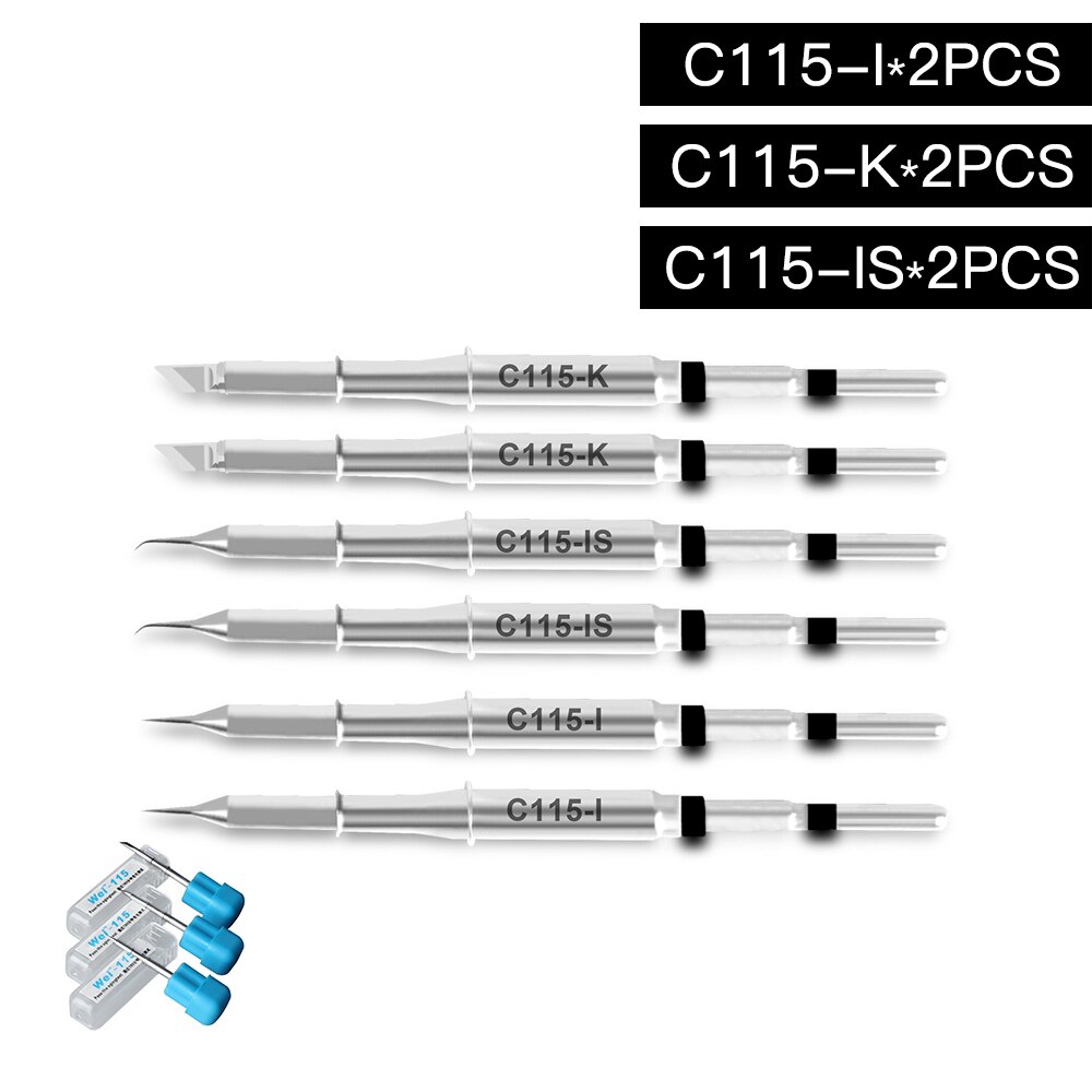 Universal C210 C245 C115 Soldering Iron Tips Compatible JBC soldering station T210 T245 T115 Handle Lead Free Heating Core