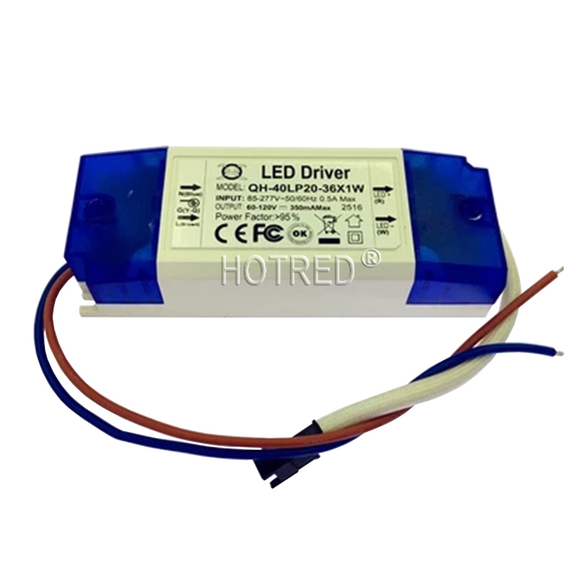 1 pcs AC 85-277 V 20 W 30 W 36 W LED Driver 20-36x1W 350mA DC60-120V High Power LED Powr Supply Voor Schijnwerper