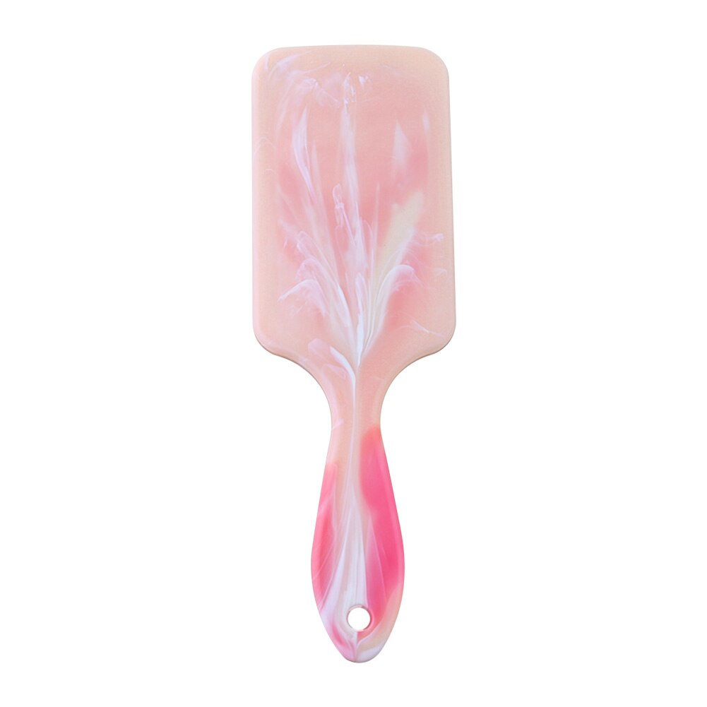 Professionele Vierkante Marmeren Haar Borstel Meisjes Haar Kam Hoofdhuidmassage Gezondheidszorg Haarborstel Kappers Styling Tools Voor Vrouwen: Pink