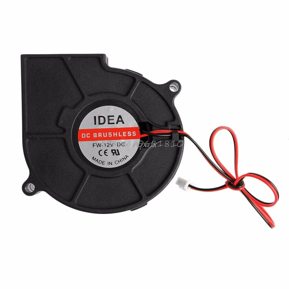 75mmx30mm DC 12V 0.24A 2-Pin Computer PC Sleeve-Bearing Blower Cooling Fan 7530 Whosale&amp