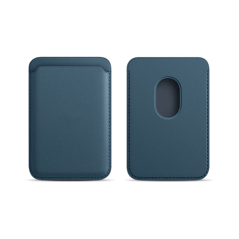 Cartera MagSafe magnética - Funda tarjetero de cuero PU para iPhone 12/13/14/15/16, accesorio MagSafe delgado con almacenamiento de tarjetas ​