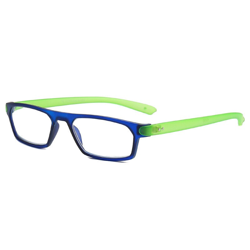 Reading Glasses Men Women Rectangular Frame Readers Longer Legs Magnifying Glasses Reading Magnification Strength+1.0 to3.5: +300 / Blue