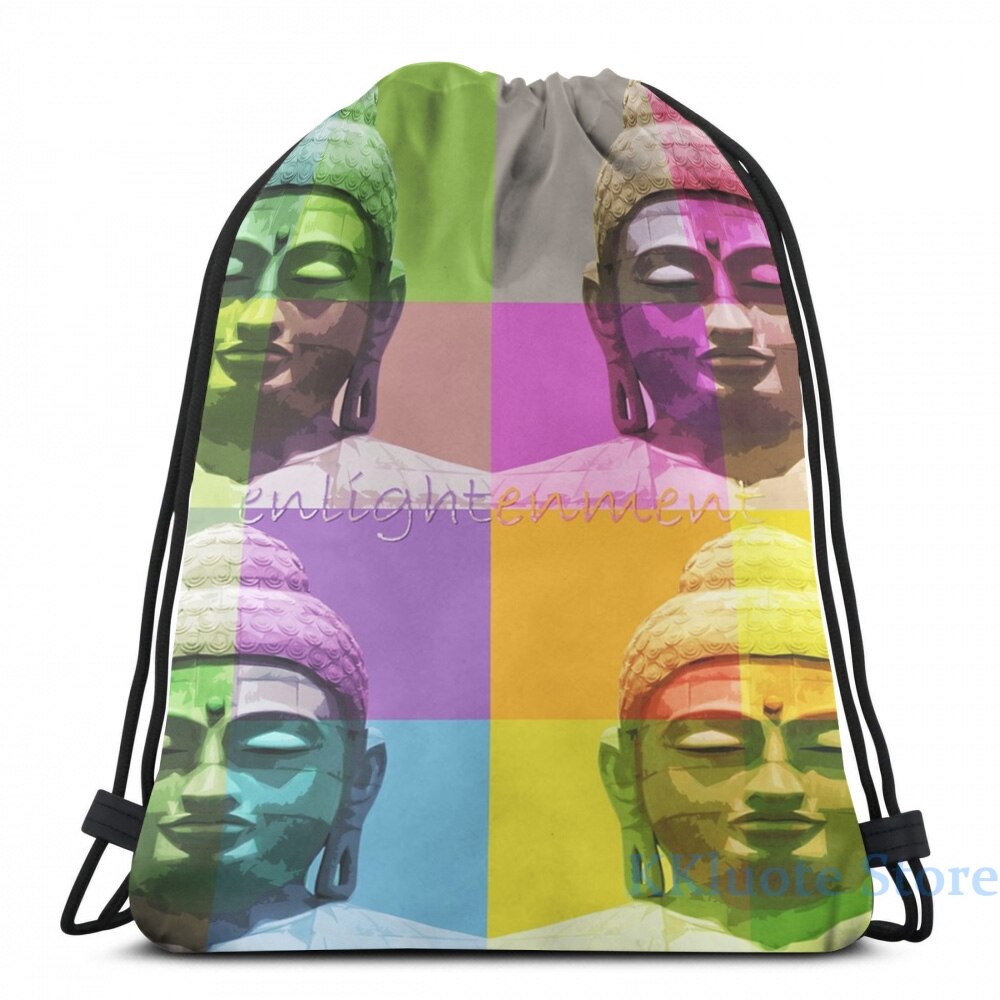 Divertido estampado gráfico illuminment (2) mochila con carga USB para hombres, mochilas escolares para mujeres, bolsa de viaje para ordenador portátil: Drawstring Bag