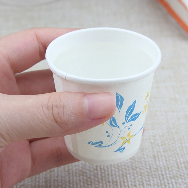 Mini tasse à boire jetable épaissie de 60ML, ustensiles de fête commerciale, tasses de dégustation en papier, petits 75 pièces/paquets