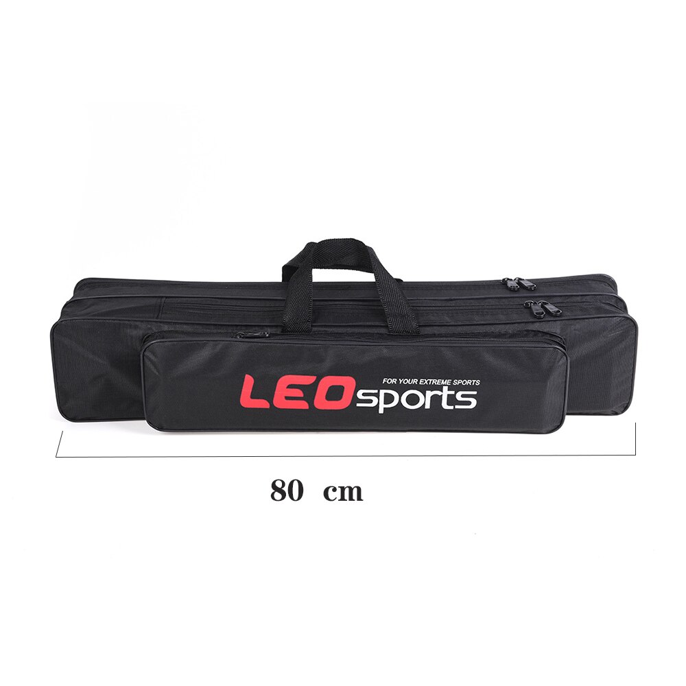70/80cm fisketaske multifunktionel fiskestang rulle agn stang opbevaring taske boks fiskegrej taske: 80cm