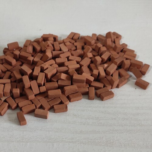 250Pcs/Set 1:35 Scale Mini Bricks Model Antique Micro Landscape Decorative Bricks DIY Building Decor
