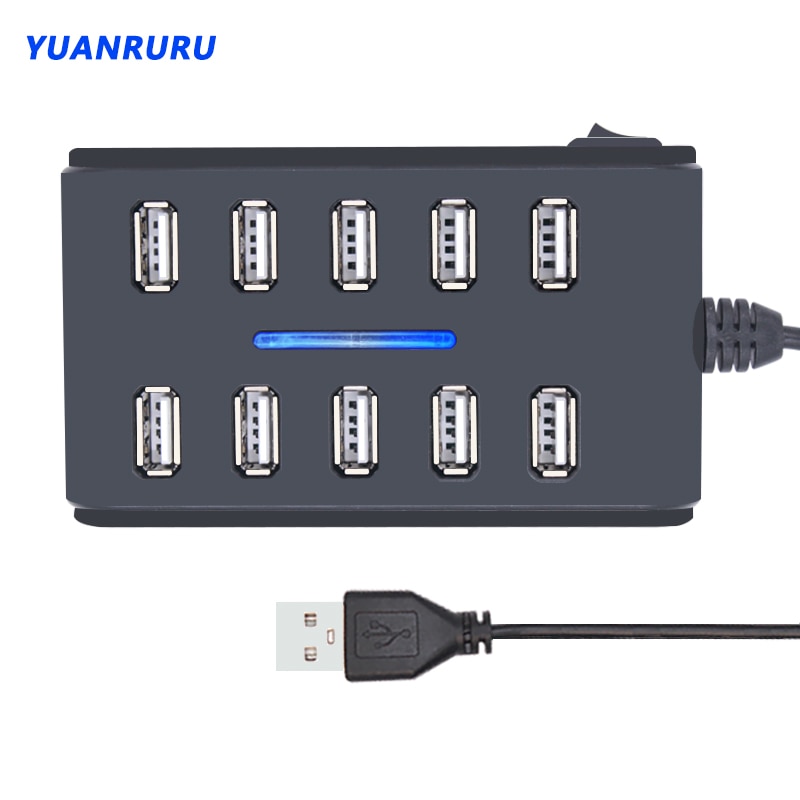Usb 2 0 hub usb hub 2 0 10 port mehrere expander h grandado