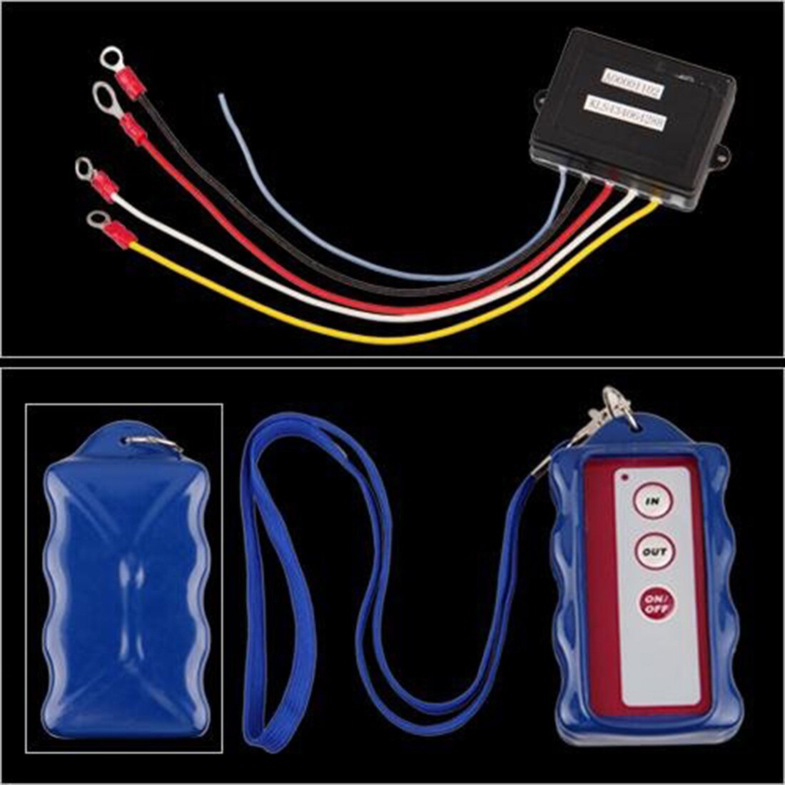 Waterdicht Met Lampje 12V Auto Draadloze Afstandsbediening Set Kit Voor Truck Jeep Atv Winch