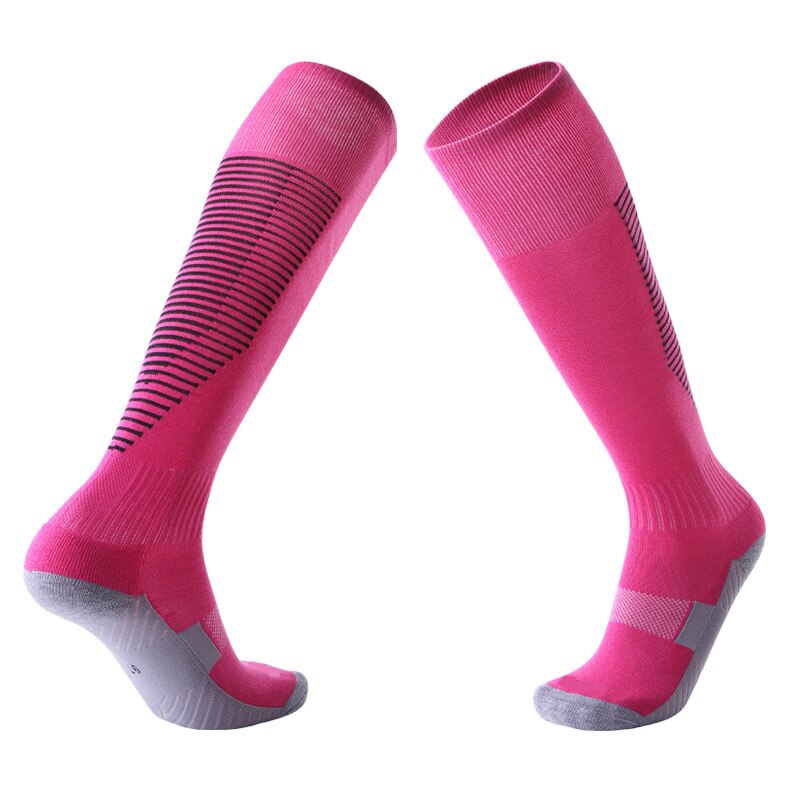 Adult Motocross Socks Non-slip Over The Knee Football Socks Thick Towel Bottom Socks Sweat-absorbent Wear Sports Socks: C1-11