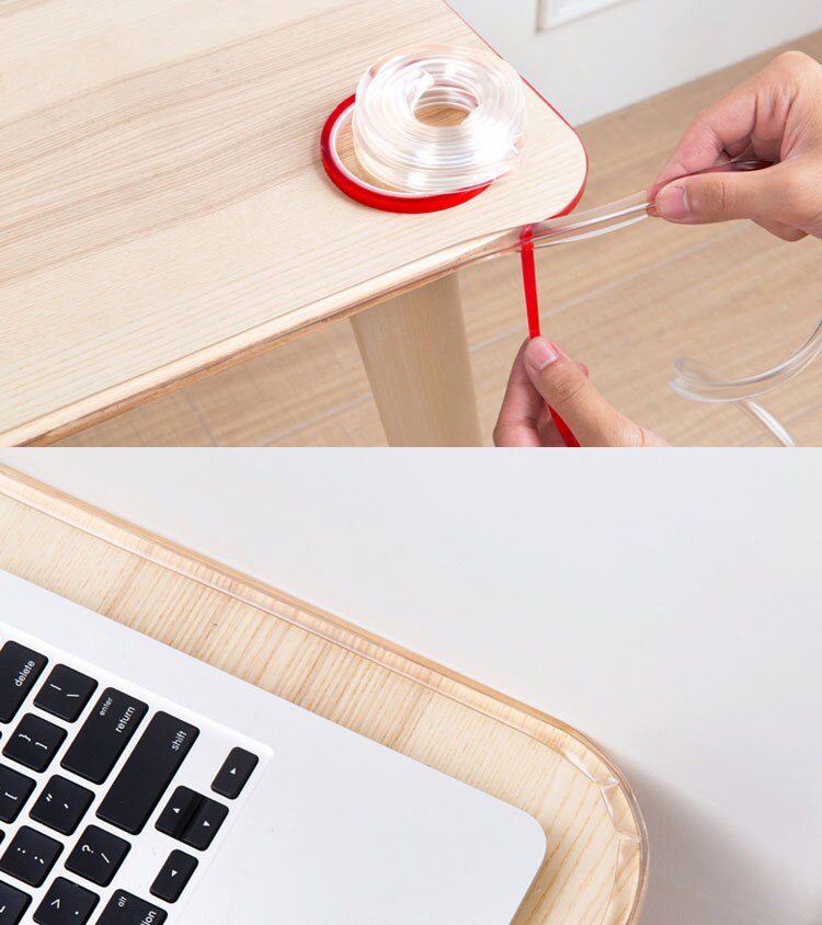 Baby Baby Bescherming Hoek Bescherming Strip Guards 1M Transparant Tafel Rand Meubels Hoekbeschermers Soft Pvc Bumper