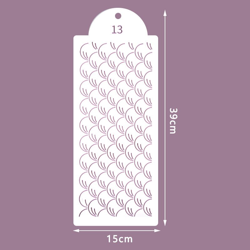Cake Stencil Lace Cake Boder Stencils Cake Decorating Tool Fondant Printingtemplate Diypastry Drawing Mold Kitchen Baking Tool: Style M