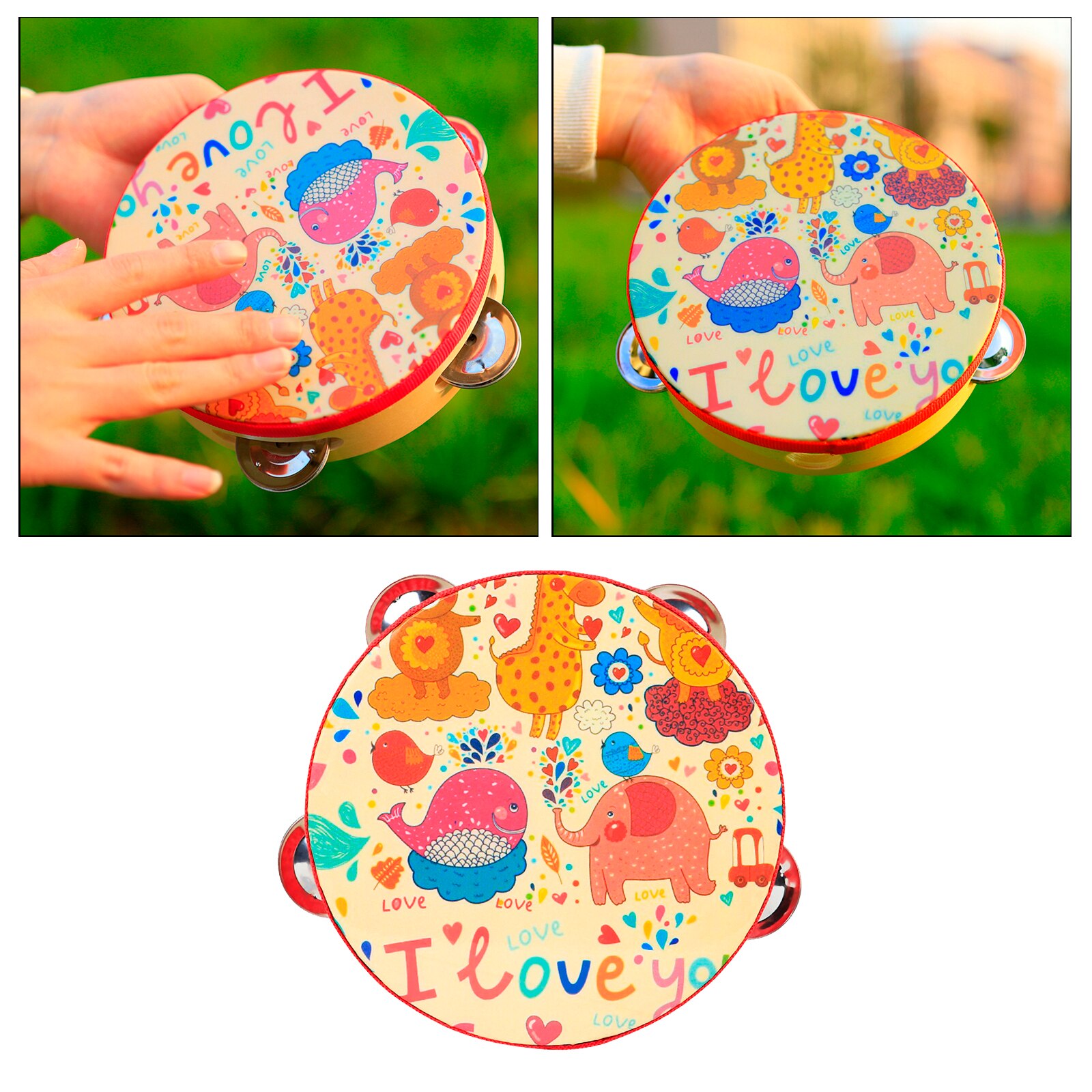 Musical Instrument Hand Drum Percusion Diameter in 6 Inch