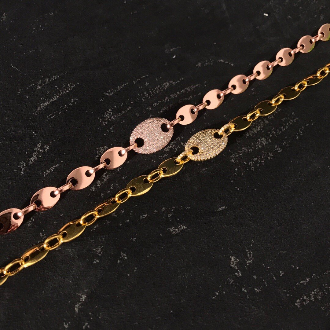 Umgodly Luxe Bangle Rose Gold Kleur Sailor Gesp Armband Zirconia Stenen Vrouwen Sieraden
