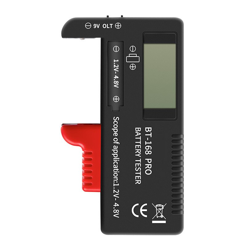 Mini Digital Lithium Battery Capacity Tester Checkered Load Analyzer Display Check AAA AA Button Cell Universal Test
