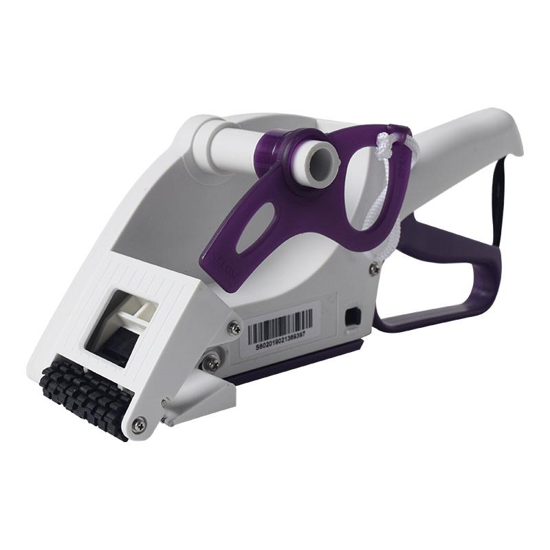 Manual Labeling Machine Labeler Hand Hold Cap Bottle Cover Adhesive Sticker Price Tag Labeller Flat Labeller Bar Code Label: Rose Gold
