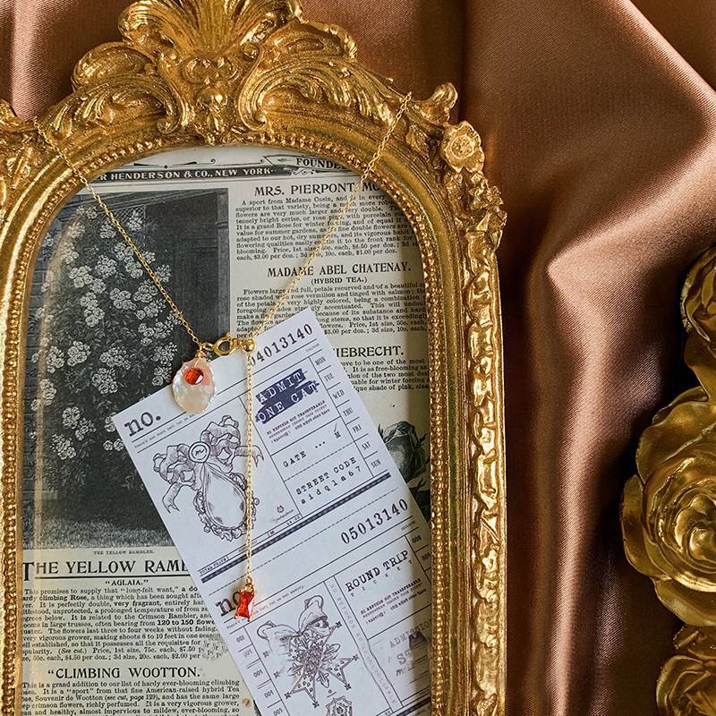 Mengjiqiao Japan Koreaanse Elegante Zoetwater Parel Choker Voor Vrouwen Meisjes Mode Rode Kristal Ketting Bijoux Colares Sieraden