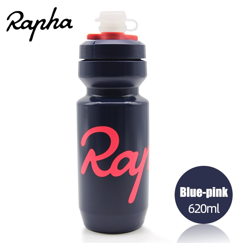 Rapha Fietsen Water Fles 620Ml Smaak-Gratis Bpa-vrij Plastic Camping Wandelen Sport Water Fles Lek-proof Squeezable Ketel: Blue-pink 620ml