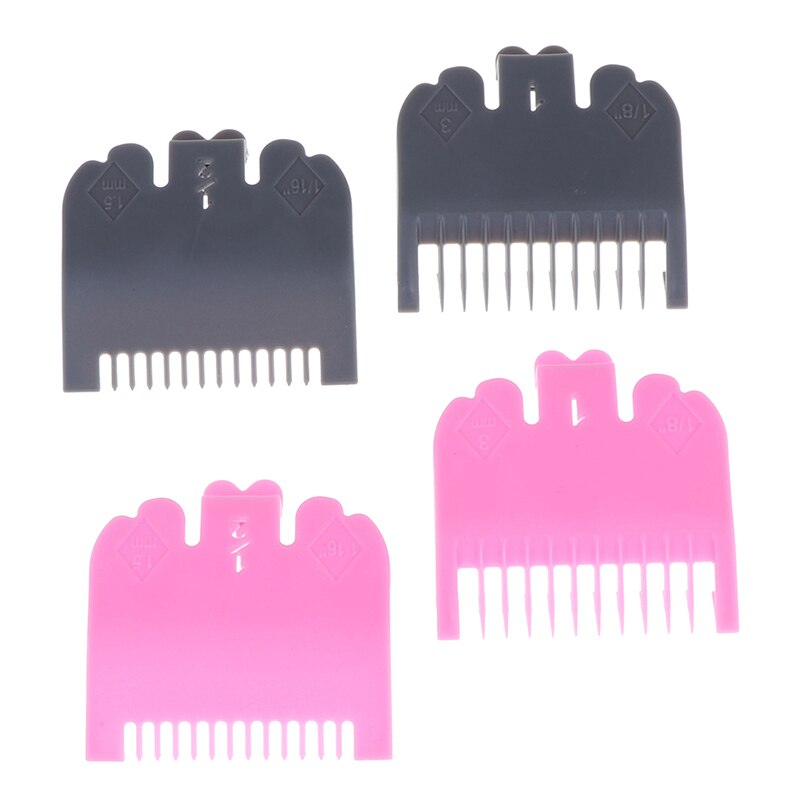 2 uds. Peine guía de corte herramienta de peluquería 1,5mm 3mm conjunto de Peine de límite para maquinilla eléctrica para cortar el pelo afeitadora