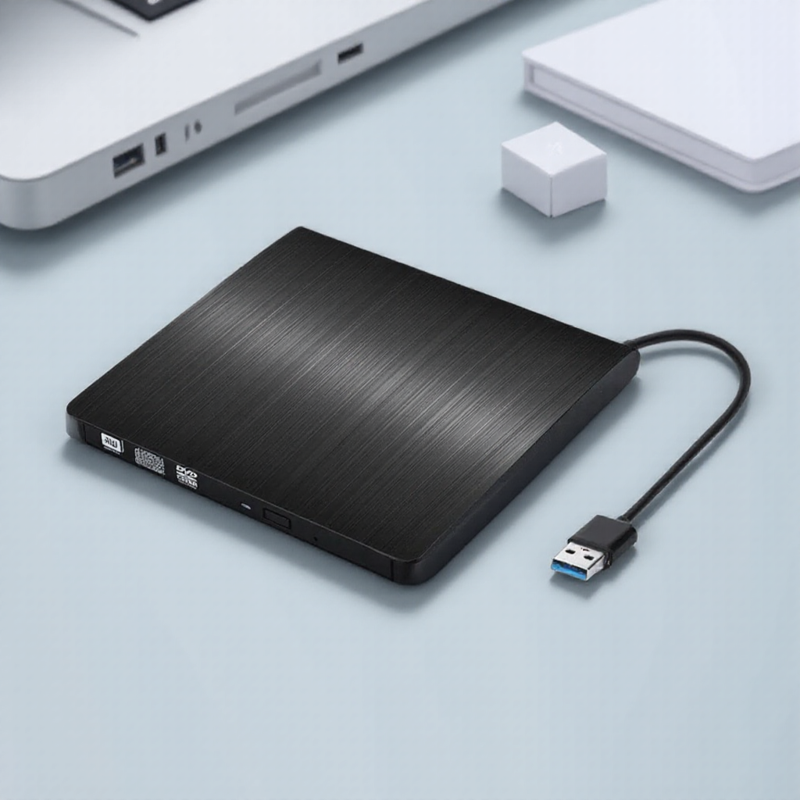 Usb 3.0 external cd/dvd drive rw burner writer laptop desktop mac windows linux compatible