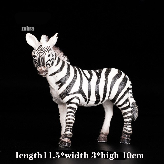 Simulation Ebene Figur Dekoration Kühlen Kollokation Pvc Modell Puppe Tiger Panda Giraffe Gepard Figur Biologische Spielzeug für freundlicher: D