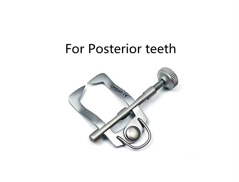 Dental Voorste/Achterste Tand Divider Retractor Mond Gag Orale Mond Opener Separator Gereedschappen: Posterior teeth X1