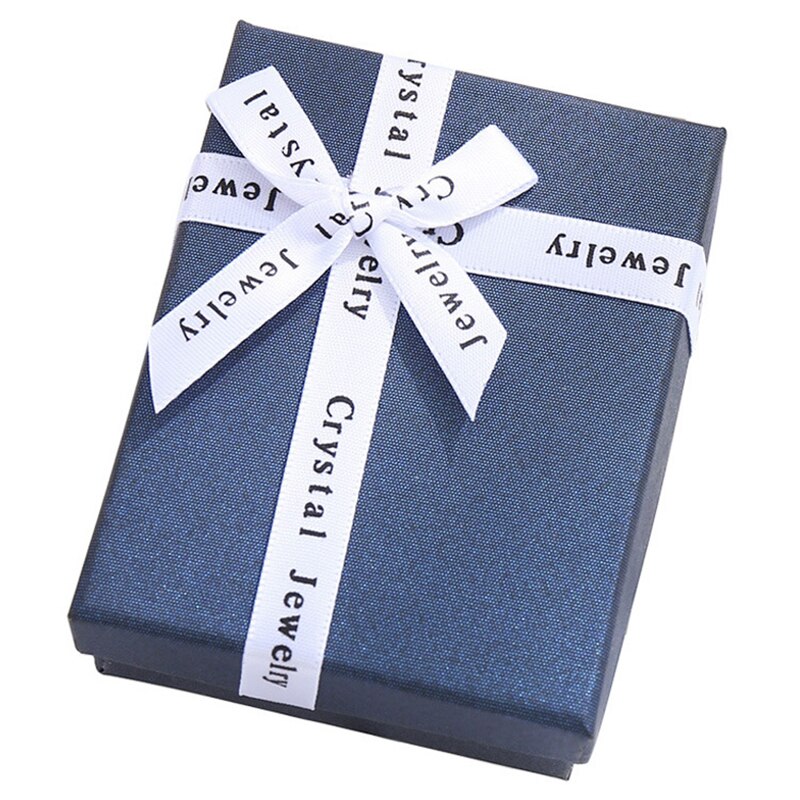 1 sztuk naszyjnik biżuteria wyświetlacz pudełko z biżuterią prezent na walentynki schowek prezent papier pudełko