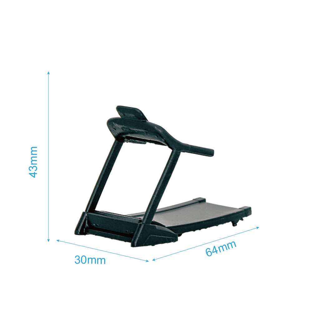 Fitness Equipment Model 1:20/25/30 Scale Indoor Sports DIY Electric Bicycle Scene Miniature Toy: 01