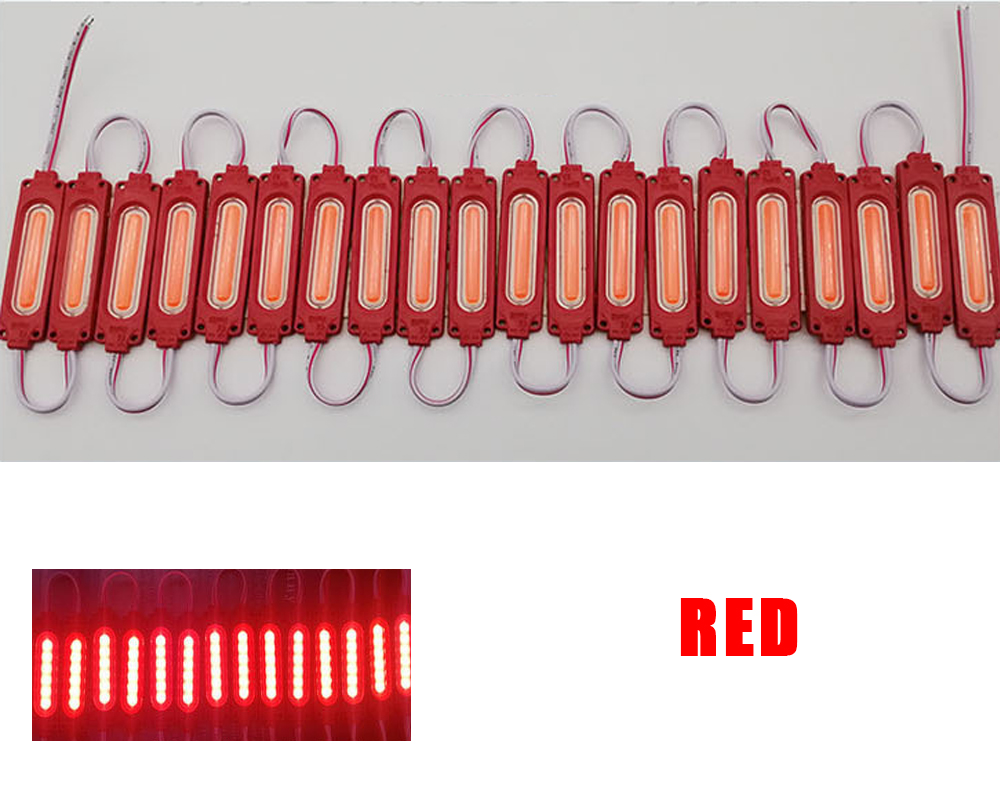 20er-Pack 12V LED Kolben-Modulleuchte, superhell, gelb, blau, rosa, eisblau, Farbe IP65, wasserdicht, für Werbegeschäft, Dekorlampe: verrotten