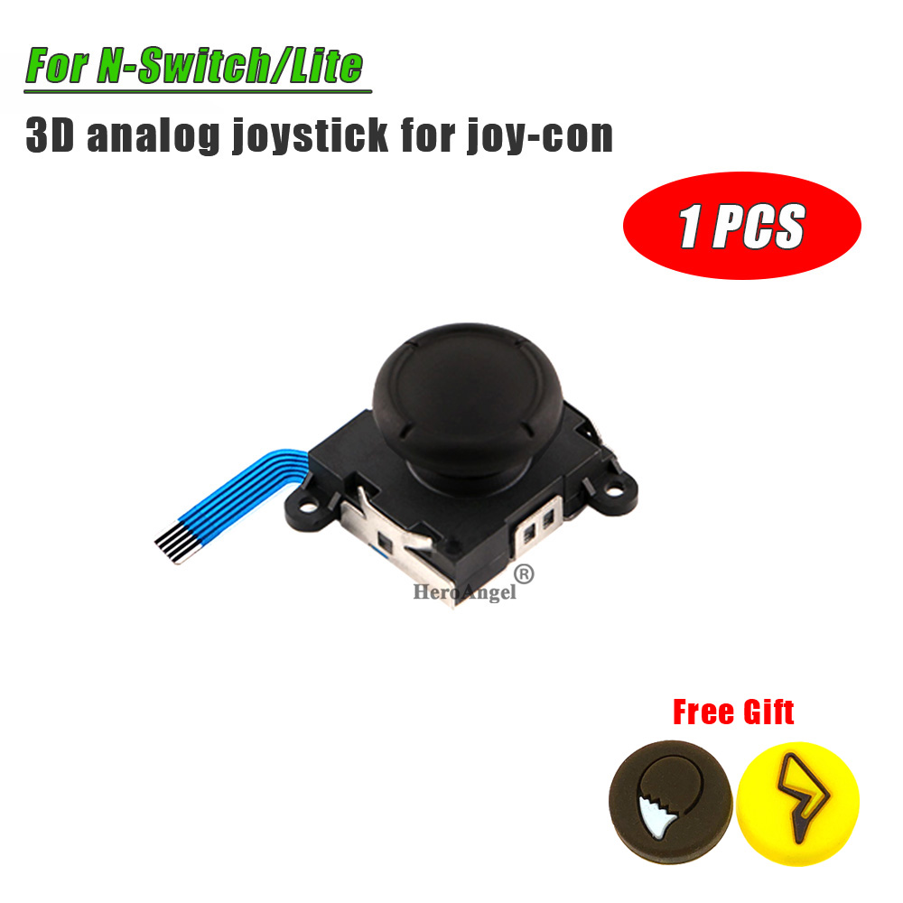 3D Joystick for NS Joy Con Nintend Switch Left Right Analog Sticks Replacement for Joy Stick Controller Repair Accessories+Tools: 3D analog joystick 1