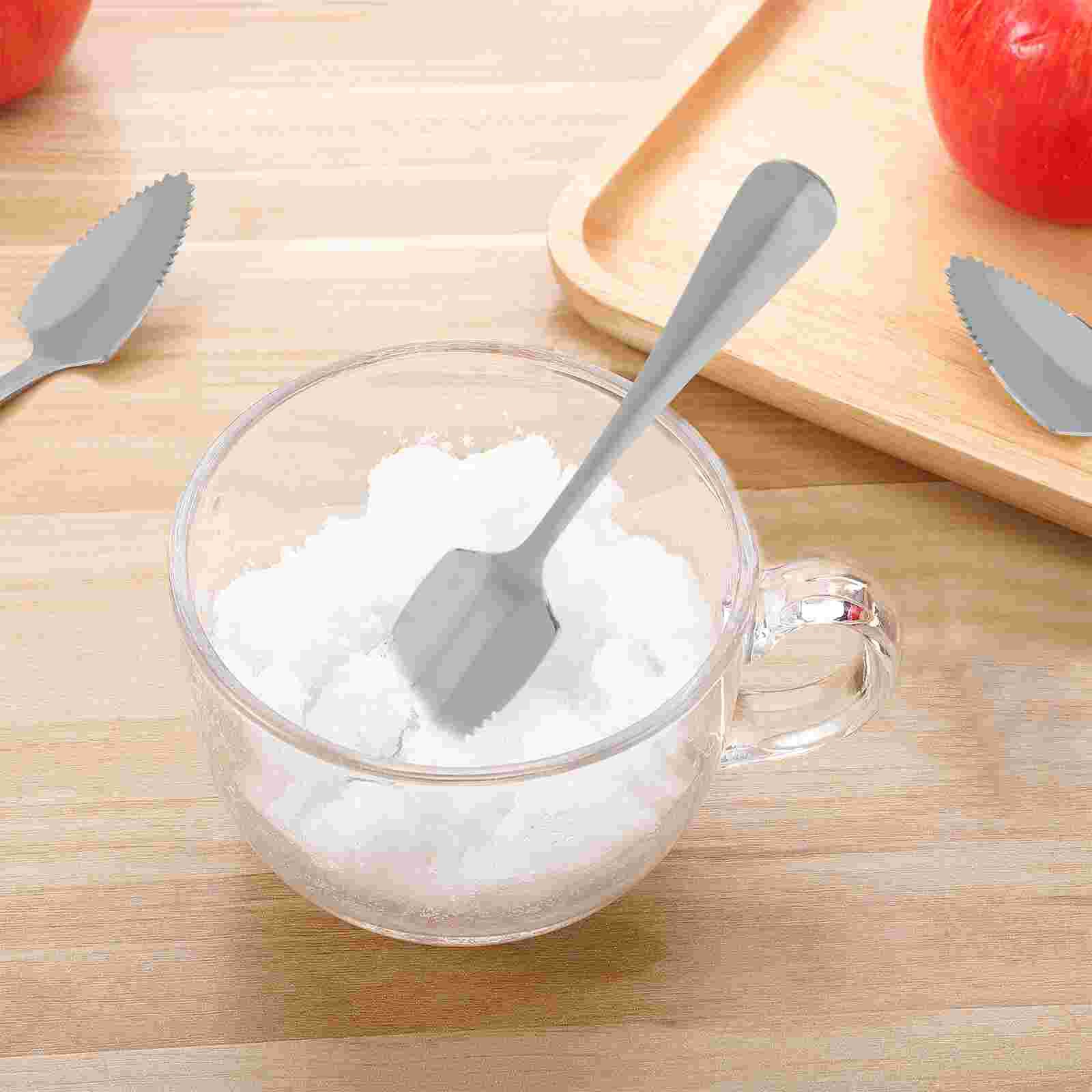 Grapefruit Voor Dessert Lepel Rvs Lange Steel Roeren Glad Fruit Lepels