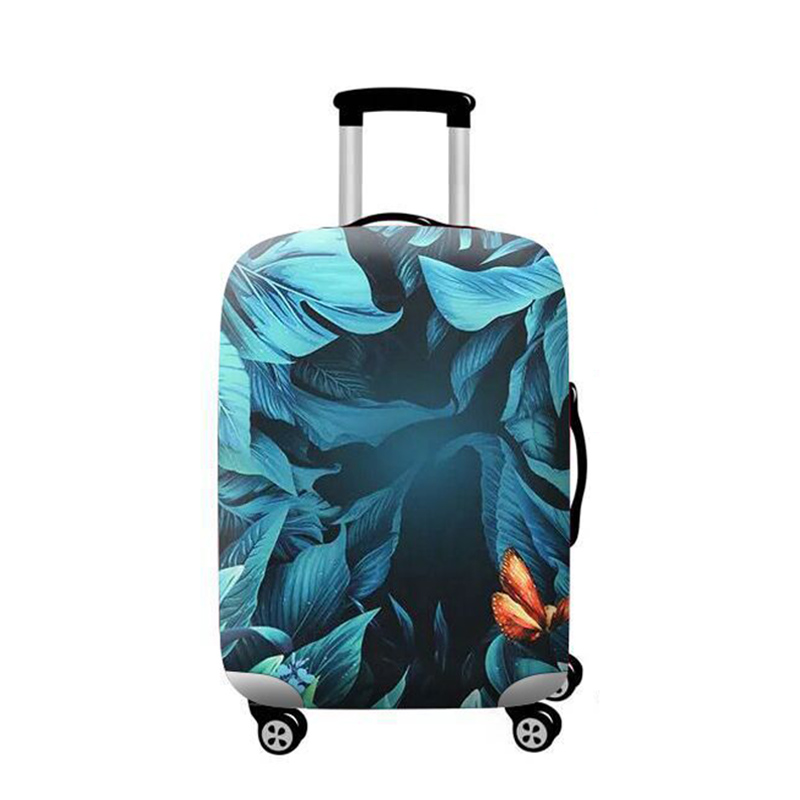 HMUNII-funda protectora para maleta equipaje elástico, cubierta antipolvo de novedosa, aplicable a 24 pulgadas, accesorios de viaje multifunción: Big leaf / S