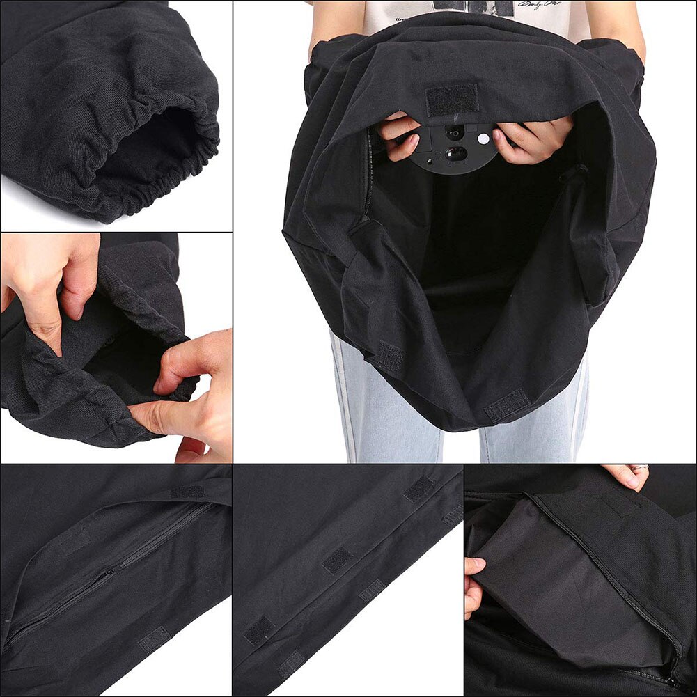 Anti Static Developing Portable Zipper Darkroom Bag Anti Reflection Photography Practical Film Changing Dual Layer