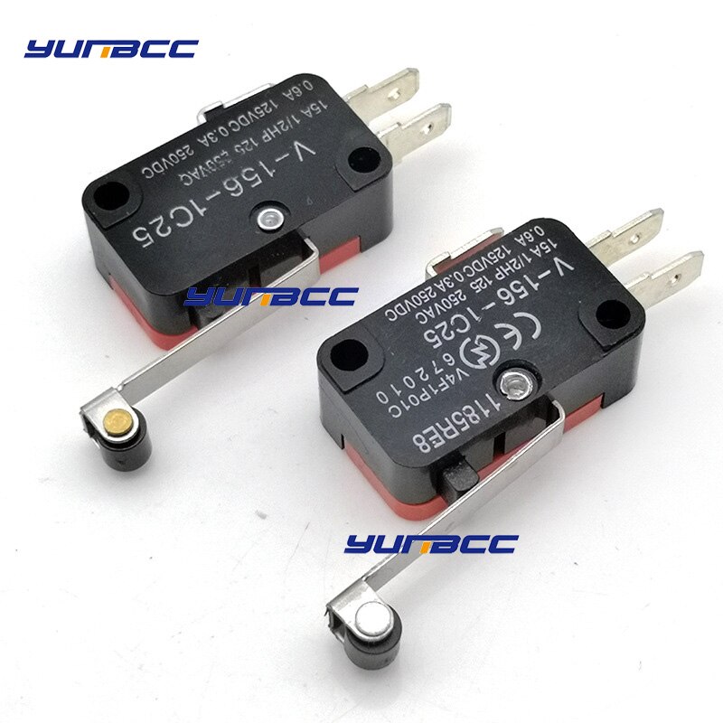 1Pcs Grote Micro Schakelaar V-15-1C25, Zilveren Punt V-15-IC25 Magnetron, Contact Schakelaar, Koper Punt Tact Switch