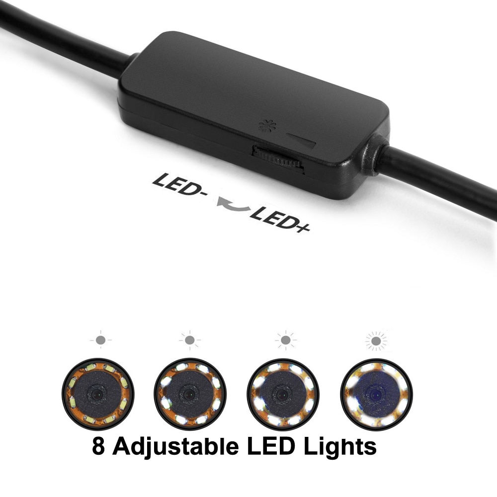 1200p 8mm usb android älypuhelin wifi-endoskooppi  ip68 vedenpitävä joustava kameratarkastus boreskooppiendoskooppi ios mac pc:lle