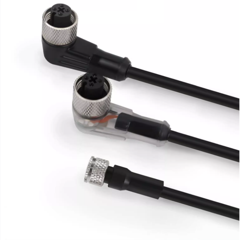 2M Lange M8 M12 Connector Waterdichte Verbinding Draad Luchtvaart Plug 2-Core 3-Core 4-Core Sensor Mannelijke En Vrouwelijke Stekker