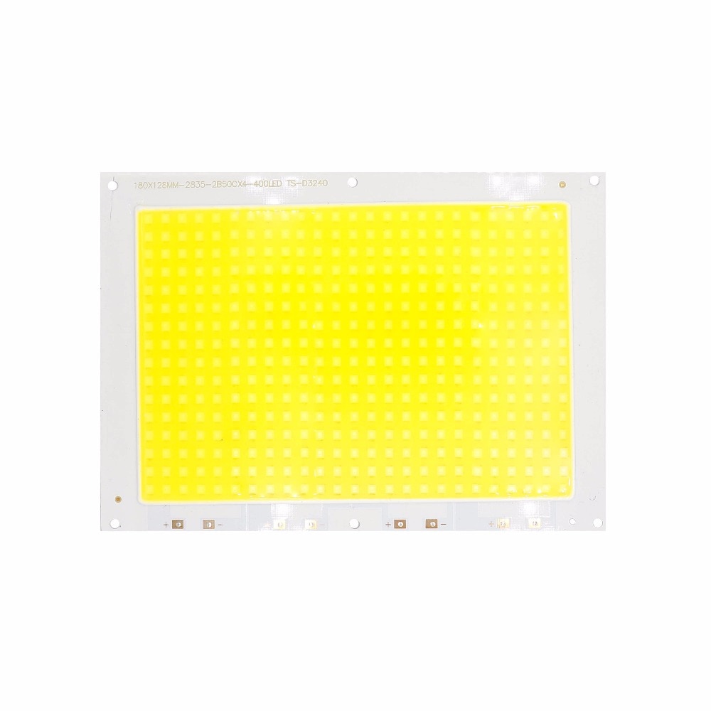 Diodes lumineuses haute puissance avec pilote 50W puce LED W 100W 150W, lumière à large faisceau, SMD2835, lumière d'extérieur, blanc froid, 90-200 V, 260