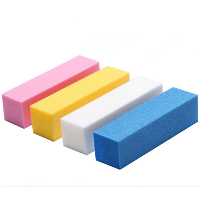 1Pcs Sponge Nail File Buffer Block Manicure Poolse Schuren Nail Buffer Buffing Multi-Gekleurde Nail Art Gereedschap beauty Tools