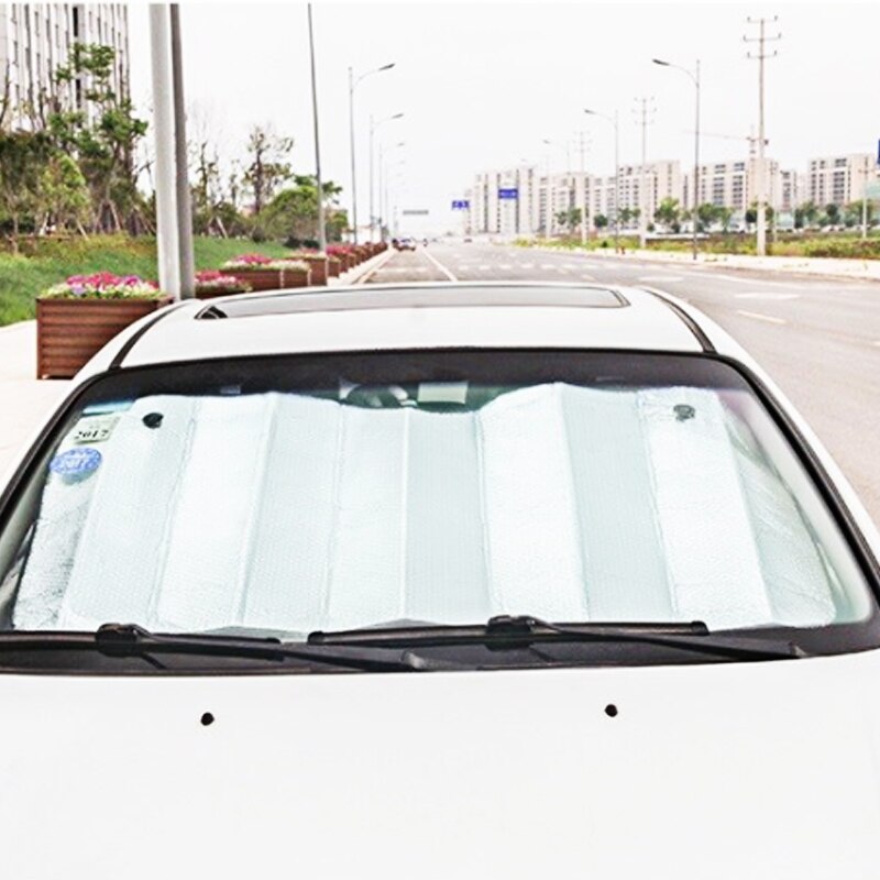 1PC 130CM * 60CM UV Beschermen Auto autoruit voorruit zonnescherm zonnescherm cover zonneklep front achter Back Voor Auto
