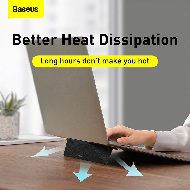 Baseus Notebook Laptop Stand Laptop Houder Voor Macbook Air Opvouwbare Laptop Stand Voor Pc Notebook Laptop Cooling Beugel Riser