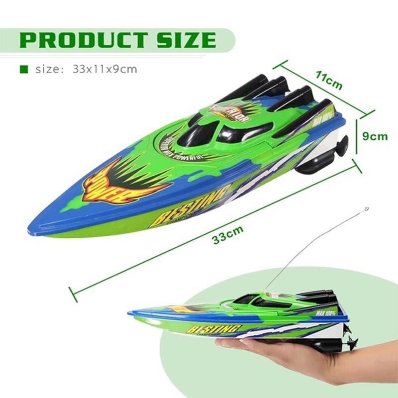 Barco RC de 30 km/h, barco a Control remoto de alta velocidad, lancha a Control remoto eléctrica a prueba de agua, juguetes para niños, los mejores