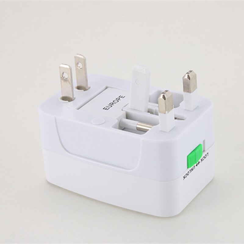 All In One Universal International Plug Adapter Port World Travel AC Power Charger Adaptor with AU US UK EU Converter Plug