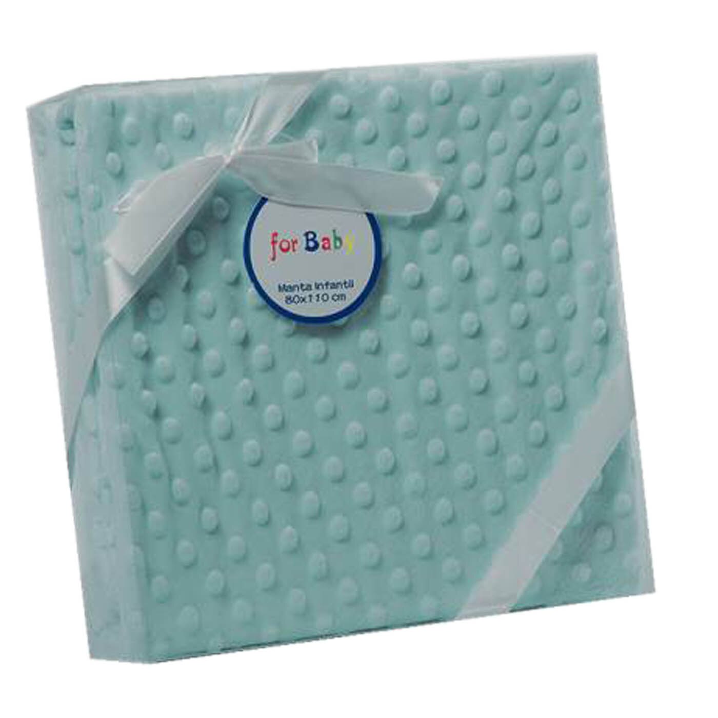 Manta Burbuja 0.8x1.10m para bebés Suave y Confortable Cálida niña y niño Mantas para Todas Las Estaciones: Verde