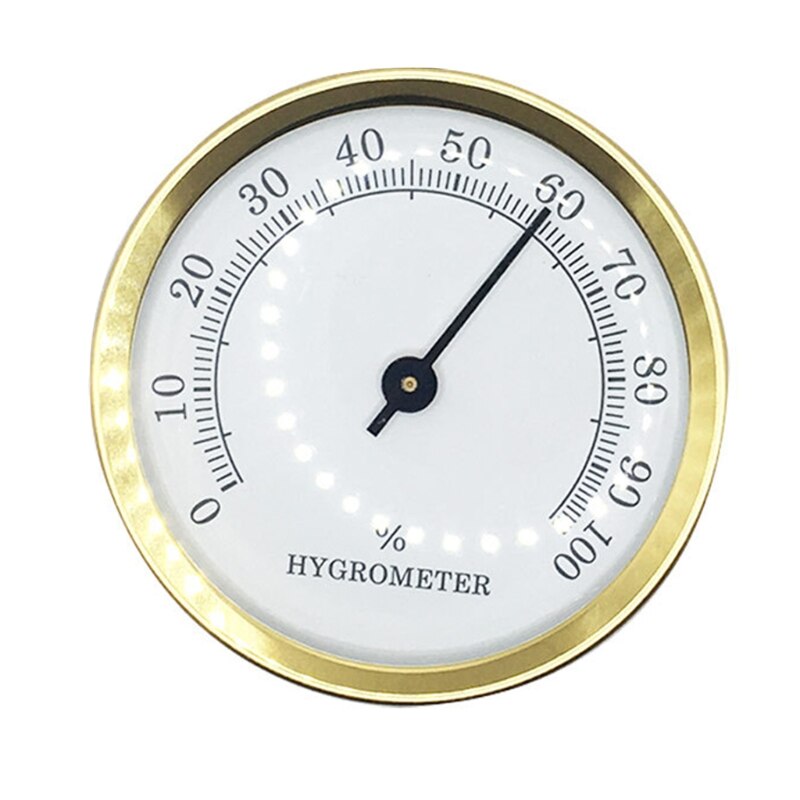 Indoor Muur Mini Ronde Pointer Hygrometer Monitor Mechanische Vochtigheid Meter Tool