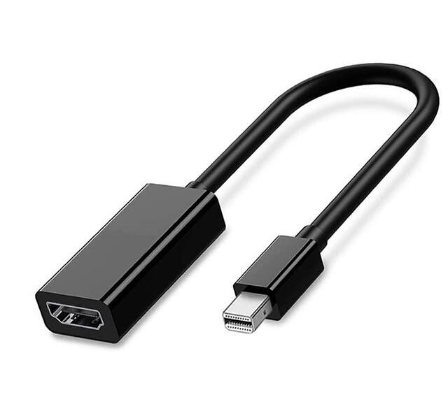 Mini Displayport Cable a HDMI 4k TV proyector Projetor DP 1,4 convertidor de puerto de pantalla para Mac Mini Apple Macbook Air Pro: Azul